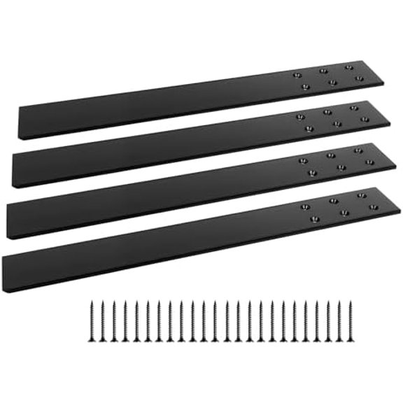 Countertop Support Bracket 20", Top Mount Knee Wall Support, Hidden Flat Floating Bracket for Wood Granite Quartz Concret Countertop, Include Screws 4 Pack$$Tools & Hardware Other