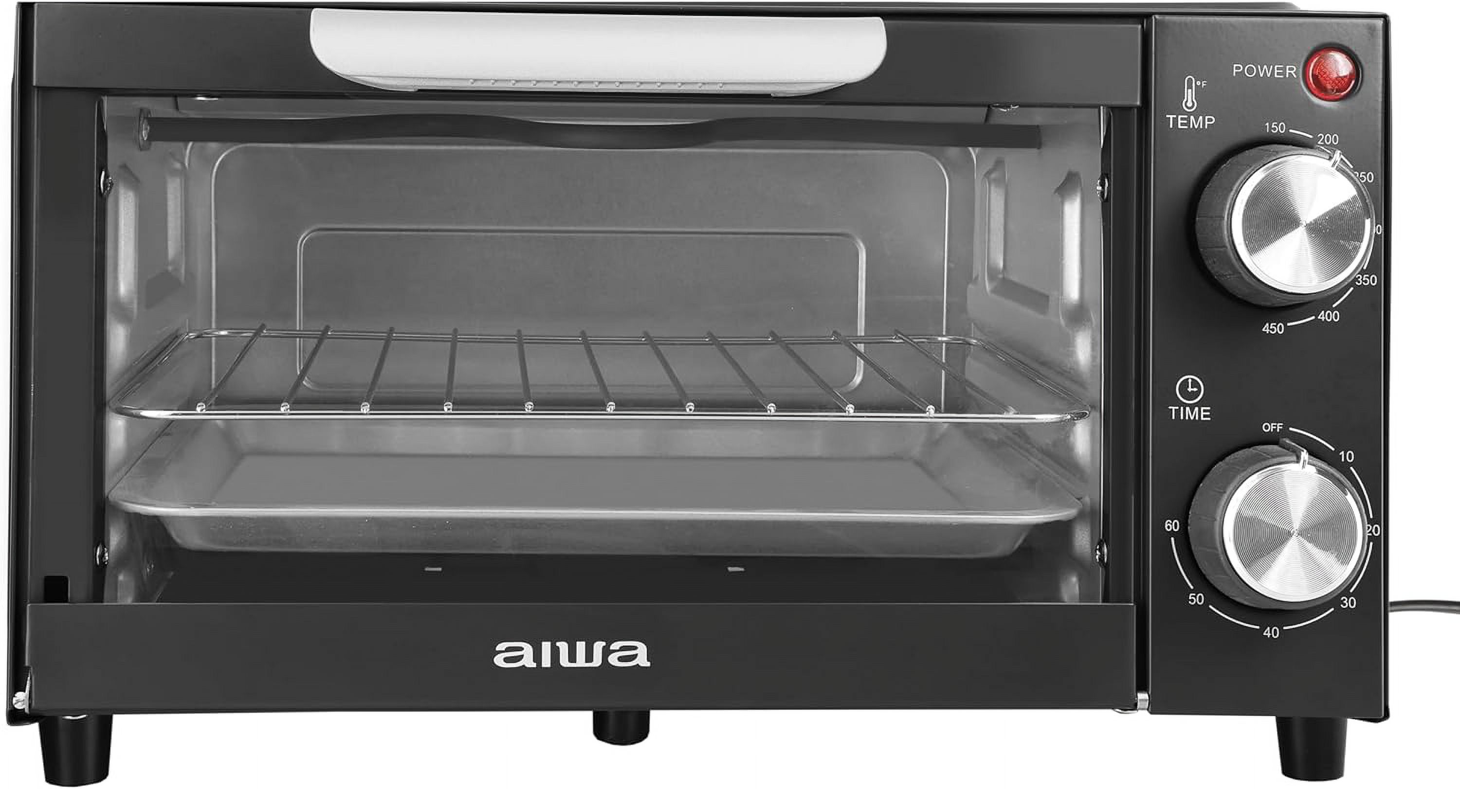 Countertop Toaster Oven With Baking Tray, Bake Toast Cook And Broil
