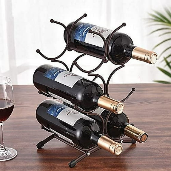 Countertop Wine Rack, Cutlery Cabinet Wine Rack, Small Desktop ...