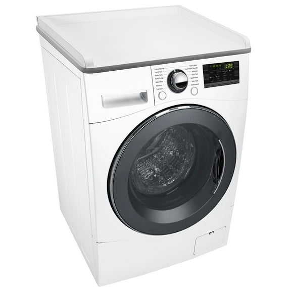 Countertop for Washer/Dryer - Splash Proof Laminate - Washer Countertop with Edge Rails - 22" Depth x 23" Width