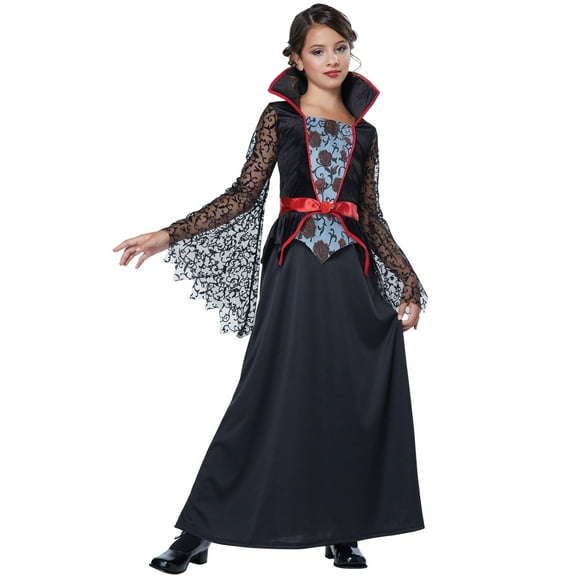 Adult  Countess Bloodthorne Girls Vampire Costume  Child Size 8 - 10