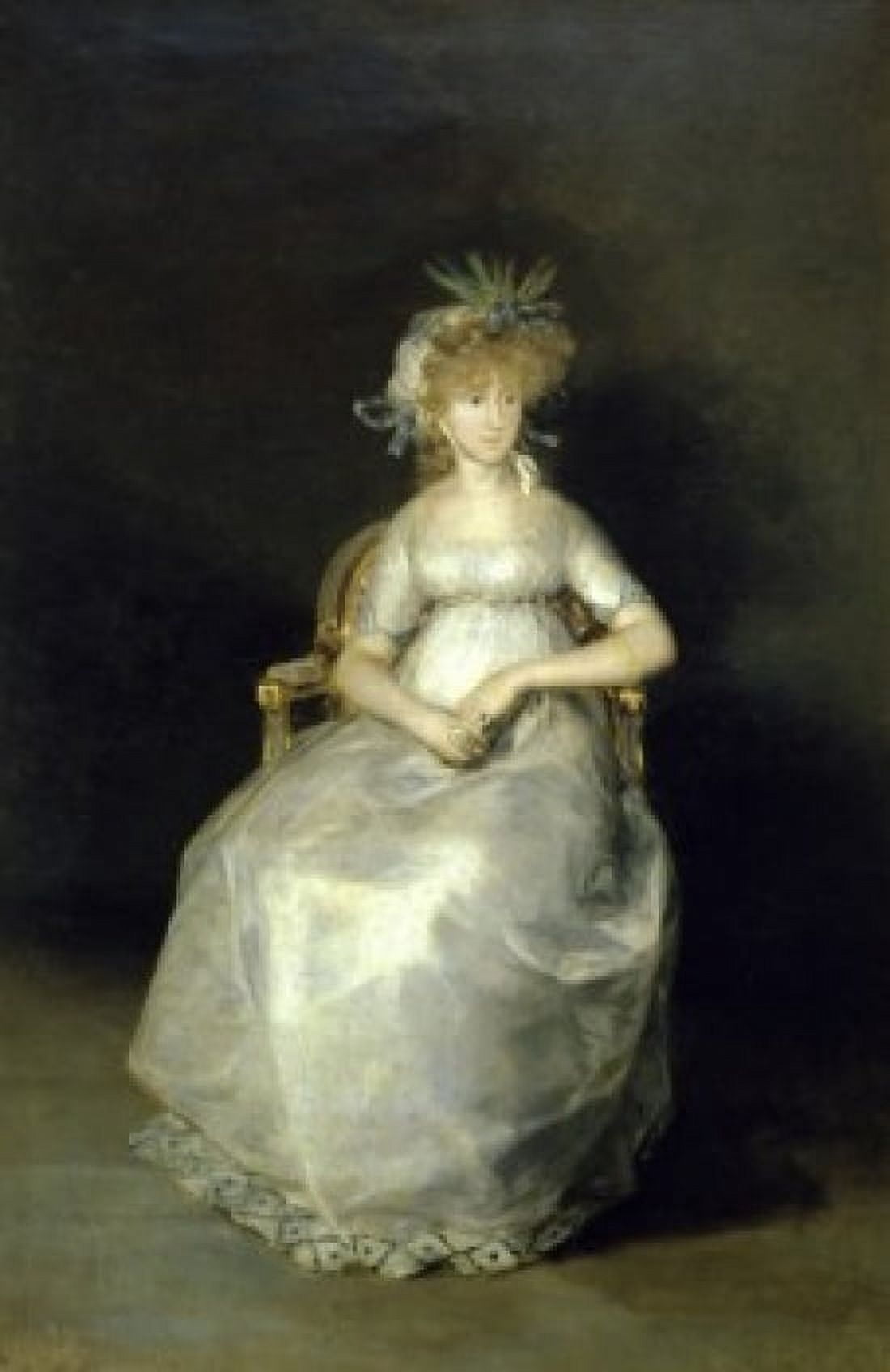 The Countess of Chichon (La Comtesse de Chichon) Francisco de Goya y Lucientes (1746-1828Spanish) Private Collection Madrid Canvas Art - Francisco de Goya (18 x 24)