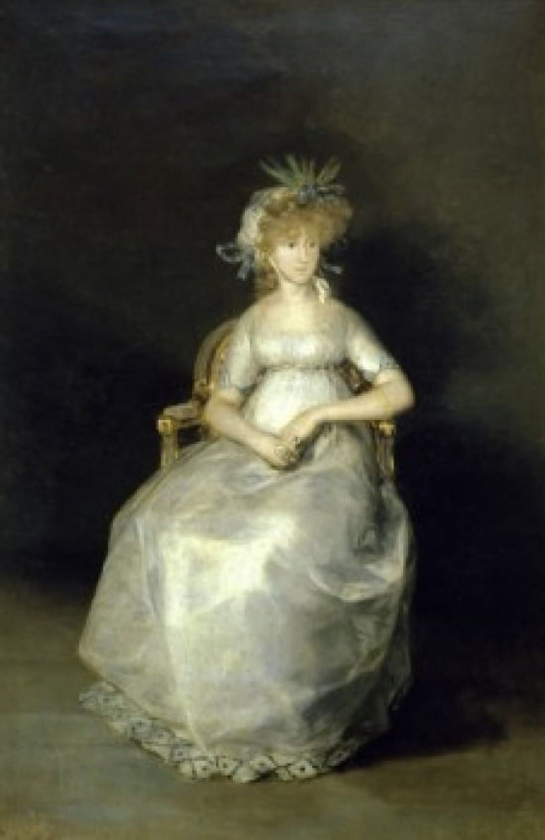 The Countess of Chichon (La Comtesse de Chichon) Francisco de Goya y Lucientes (1746-1828Spanish) Private Collection Madrid Canvas Art - Francisco de Goya (24 x 36)