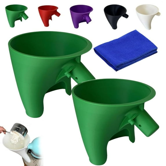 Countess Flour Funnel for Kitchen Aid Mixer,Flour Funnel- Stand Mixer Attachment,for Kitchen Aid Artisan Ksm150 5-Quart Tilt-Head Stand Mixer,for Egg Liquid and Both Flour,Enables Guided Pouring