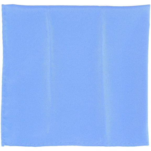 Countess Mara Mens Classic Solid Pocket Square, Blue, One Size