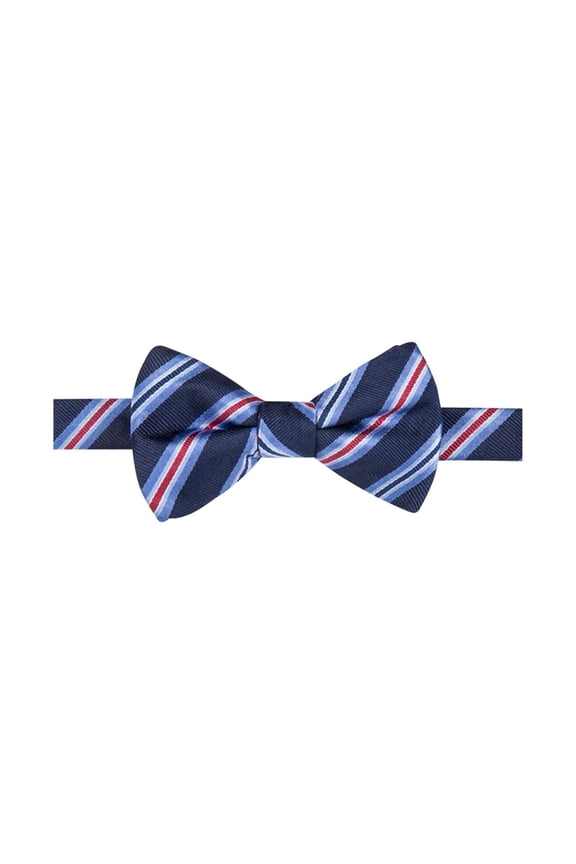 Mens Eugene Reversible Self-tied Bow Tie navyred Short
