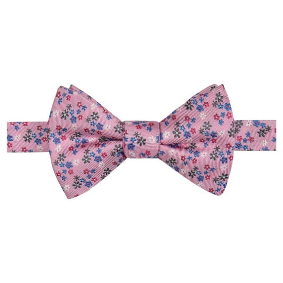 Countess Mara Mens Floral Self-tied Bow Tie, Pink, One Size
