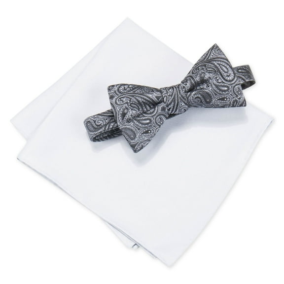 Countess Mara Mens Lurex Neck Tie Set, Black, One Size