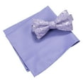 thumbnail image 1 of Countess Mara Mens Lyons Floral Bow Tie Pocket Square Set Lilac One Size, 1 of 1