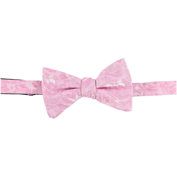 Countess Mara Mens Lyons Floral Self-tied Bow Tie, Pink, One Size