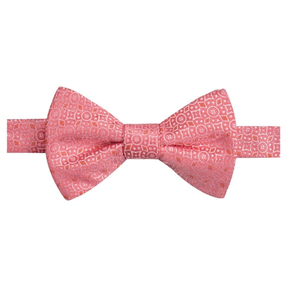 Countess Mara Mens Medallion Self-tied Bow Tie, Orange, One Size