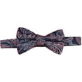 thumbnail image 1 of Countess Mara Mens Paisley Self-tied Bow Tie, Blue, One Size, 1 of 2