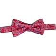 thumbnail image 1 of Countess Mara Mens Paisley Self-tied Bow Tie, Red, One Size, 1 of 2