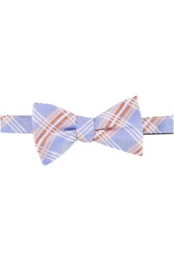 Mens Pre Tied Self-tied Bow Tie, Blue, One Size
