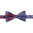 thumbnail image 1 of Countess Mara Mens Vibrant Pre-tied Bow Tie, Red, One Size, 1 of 1