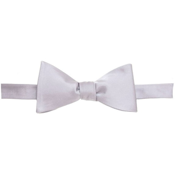 Countess Mara Mens Satin Self-tied Bow Tie, Metallic, One Size
