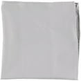 thumbnail image 1 of Countess Mara Mens Solid Smooth Pocket Square, Grey, OS, 1 of 1