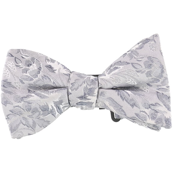 Countess Mara Mens Vine Self-tied Bow Tie, Grey, One Size