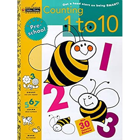 Pre-Owned Counting 1 to 10: Get a Head Start on Being Smart, 9780307235626, 0307235629, Paperback, Workbook ed. edition