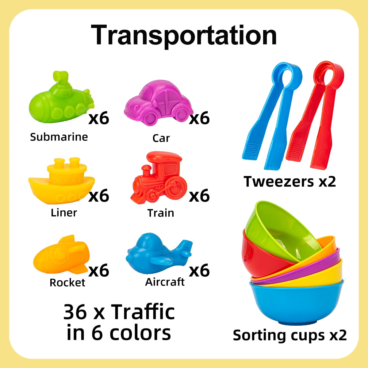 Counting Animal Sorting Toys for Toddlers Preschool Learning Activities ...