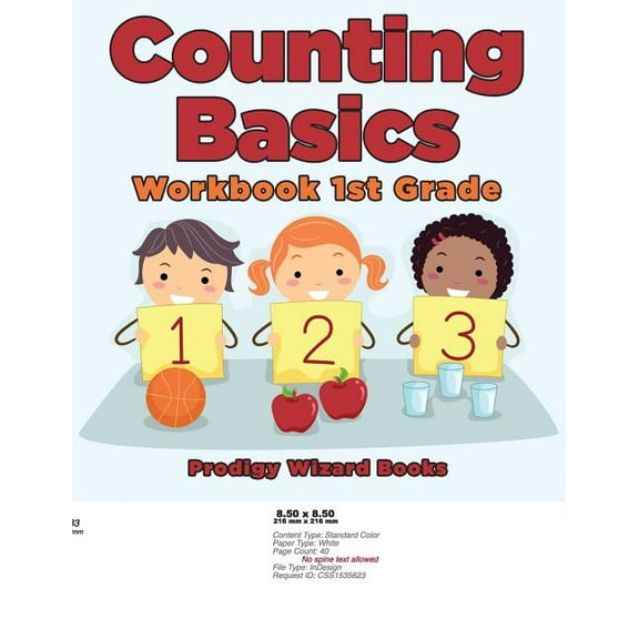 Counting Basics Workbook 1st Grade (Paperback)