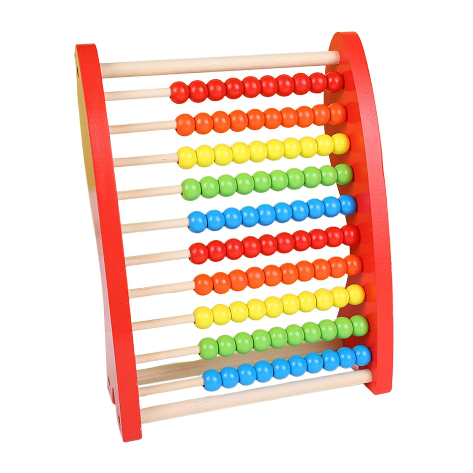 Counting Beads Frame Math Counting Bead Abacus for Preschooler Girl 100