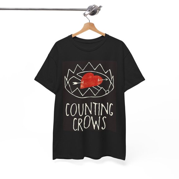 Counting Crows Graphic T Shirt Vintage Broken Heart Unisex Heavy Cotton Tee