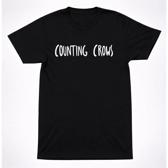 Counting Crows Text Logo T-Shirt 90s Alternative Rock shirt Classic Tee