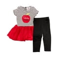thumbnail image 1 of Counting Daisies Girl's Future Leader 2-Piece Tunic Tutu & Legging Set (6), 1 of 3