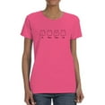thumbnail image 1 of Counting Kittens Shaped T-Shirt Women -Smartprints Designs, Female x-Large, 1 of 4