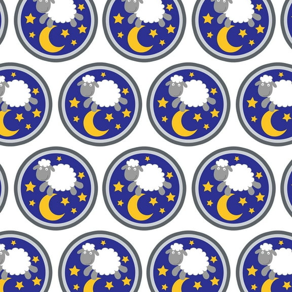 Counting Sheep Jumping Over The Moon Premium Gift Wrap Wrapping Paper Roll