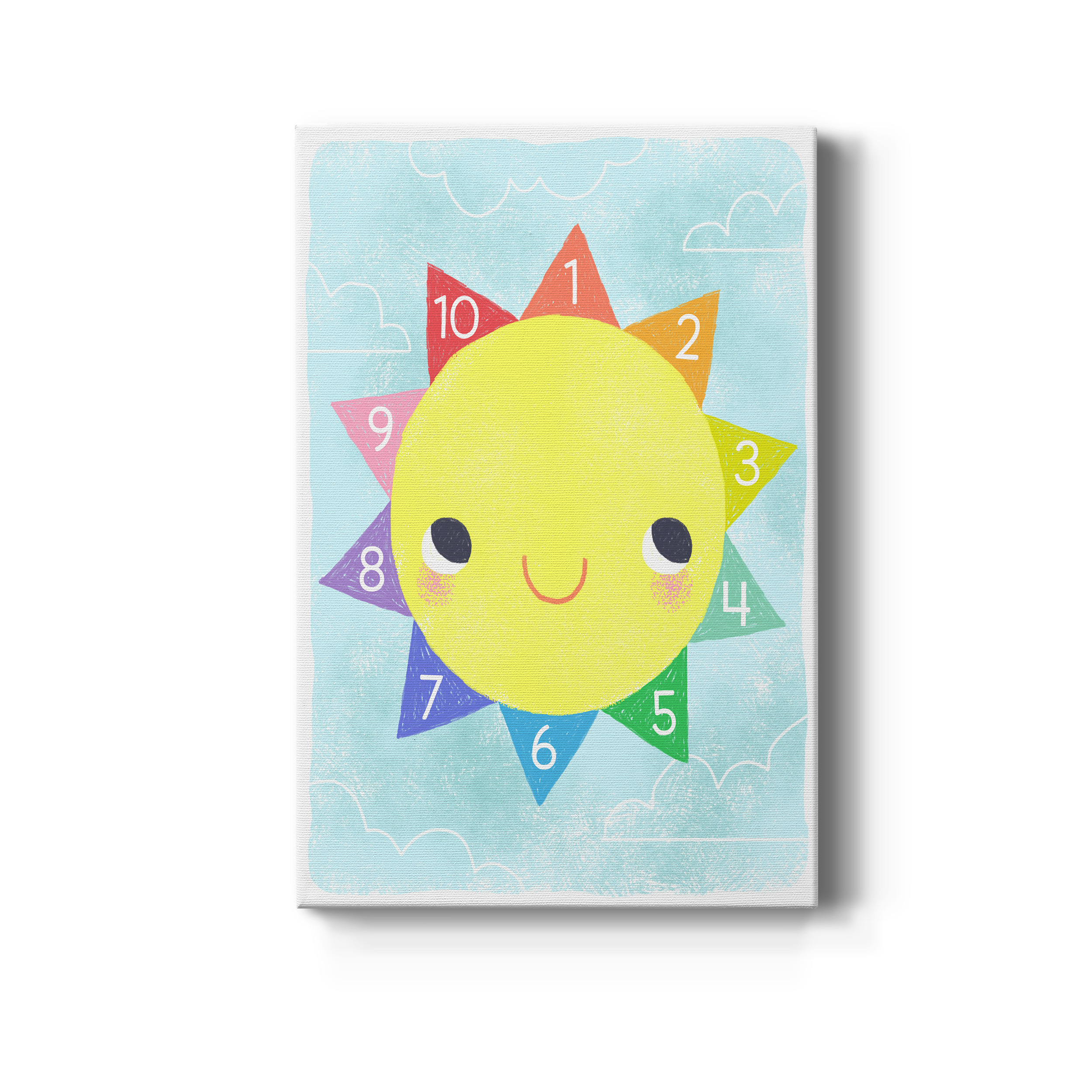Counting Sun Premium Gallery Wrapped Canvas - Ready to Hang - 24 x 36