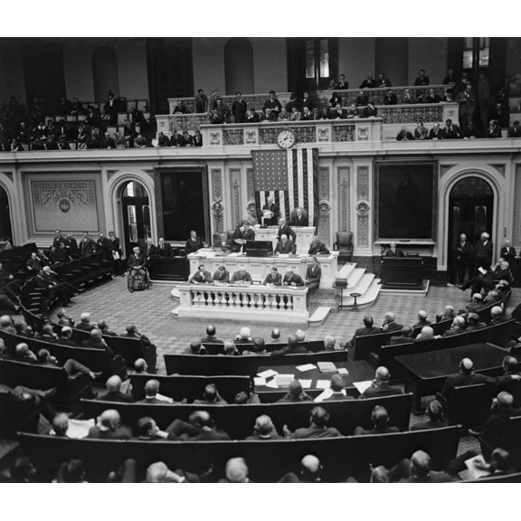 Counting The Electoral Vote On Feb. 11 History (36 x 24)
