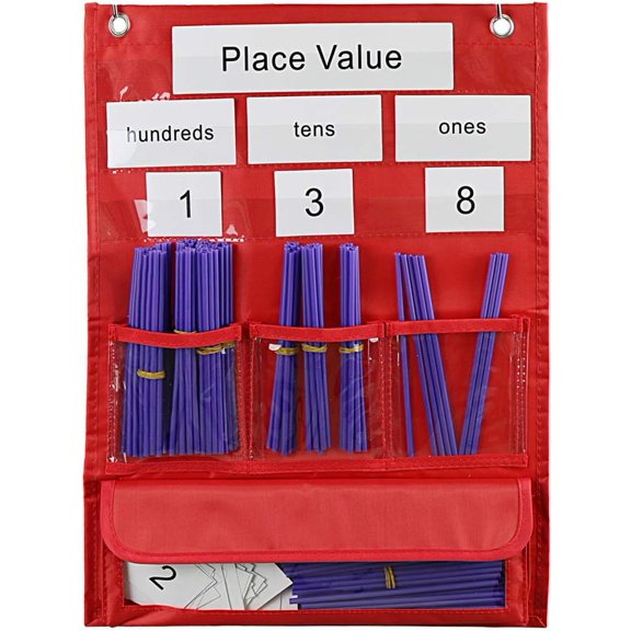 Counting and Place Value Pocket Chart,Counting Caddie Pocket Chart