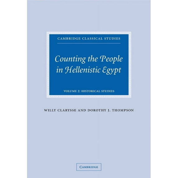 Counting the People in Hellenistic Egypt, (Paperback)