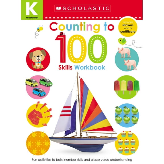 Pre-Owned Counting to 100 Kindergarten Workbook: Scholastic Early Learners (Skills Workbook) (Paperback) 1338305085 9781338305081