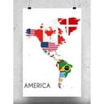 thumbnail image 1 of Countries Continent America Poster -Image by Shutterstock, 1 of 2