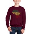 thumbnail image 1 of Countries In Africa - Boy's Word Art Crewneck Sweatshirt, 1 of 3