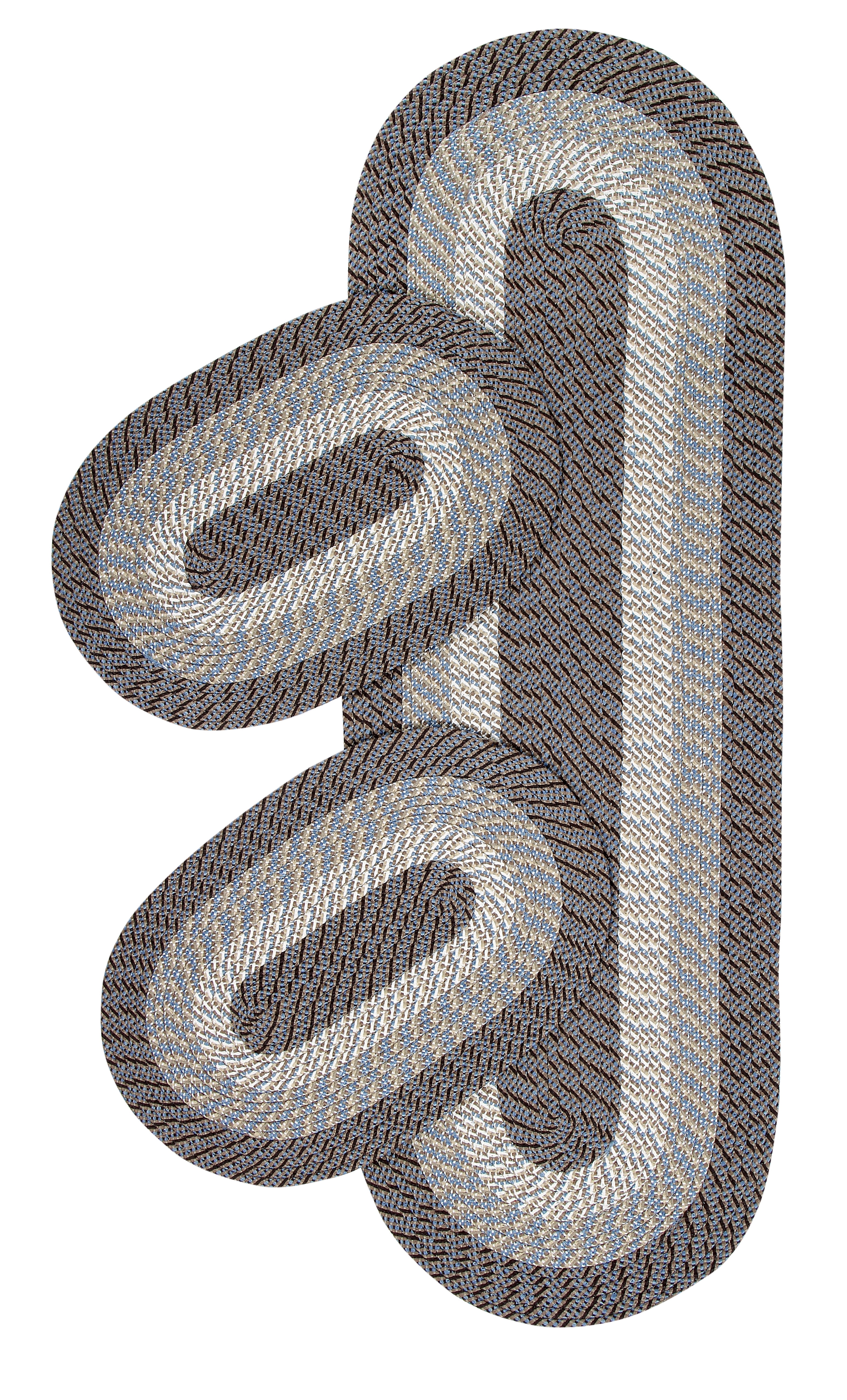 Better Trends 3 Piece Braided Rug Set, 100% Polypropylene Indoor Area ...