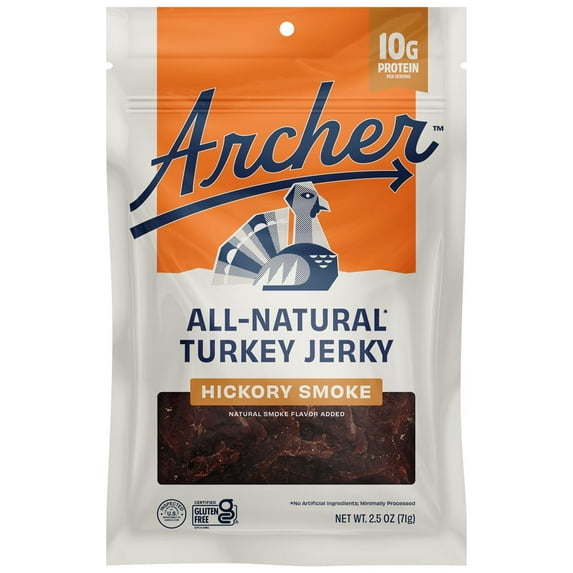 Country Archer - All Natural Turkey Jerky Hickory Smoke - 2.5 oz.