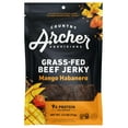 thumbnail image 1 of Country Archer Grass-Fed Beef BCF26 Jerky - Beef Jerky Snack Pack, Individual Pack, Protein Snack, Gluten Free, Paleo - Mango Habanero, 2.5 oz, 1 of 3