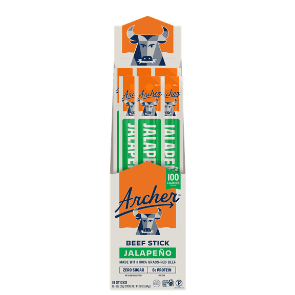 Archer Jalapeno Beef Sticks - 18ct