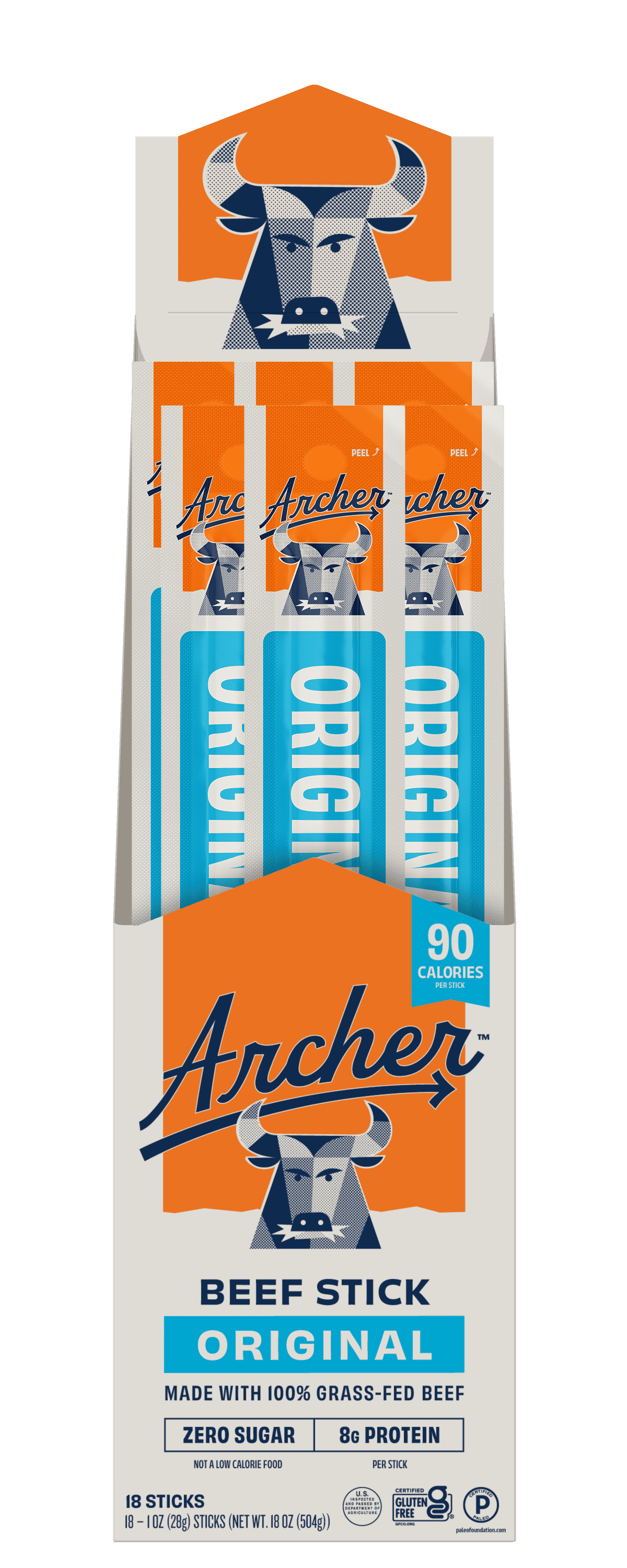 Archer Original Beef Sticks - 18ct