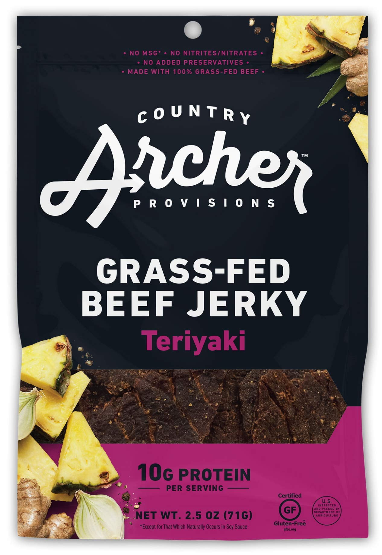 Country Archer Grass Fed MMF7 Beef Jerky Beef Jerky Snack Pack