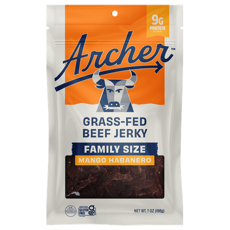 Archer Mango Habanero Beef Jerky 7oz Bag