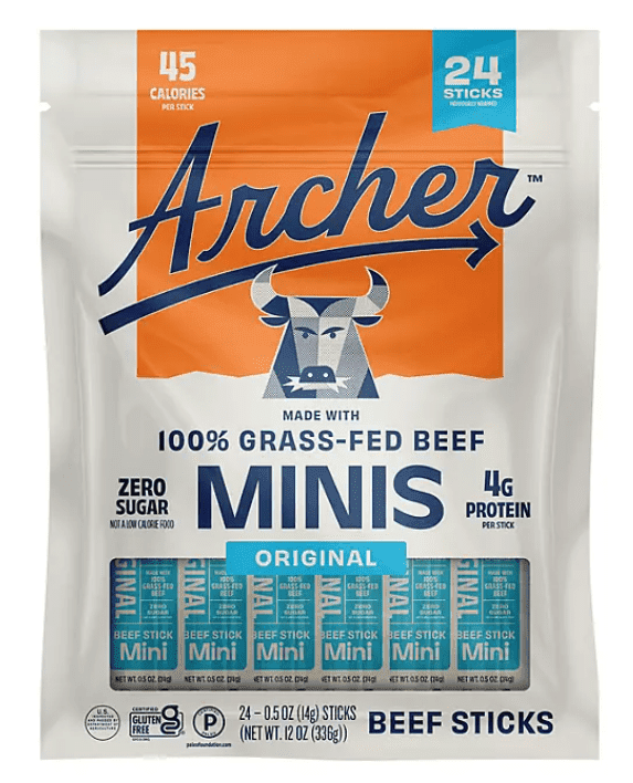 Country Archer Original Mini Beef Sticks, 0.5 oz, 24 pk.