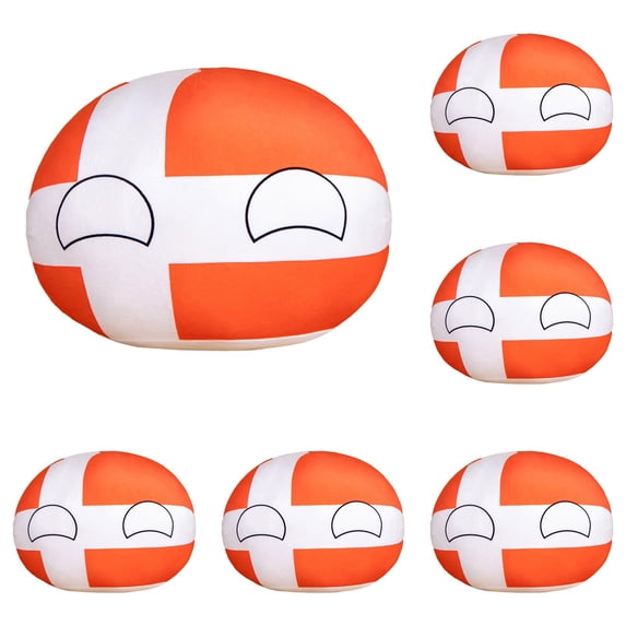 Country Balls Plushies Ball Doll for All Ages, Gifts Pendant Accessories, Stuffed Toys, Cute Plush Keychain for Backpack Bag, Soft Plush Hanging Decoration for Keys