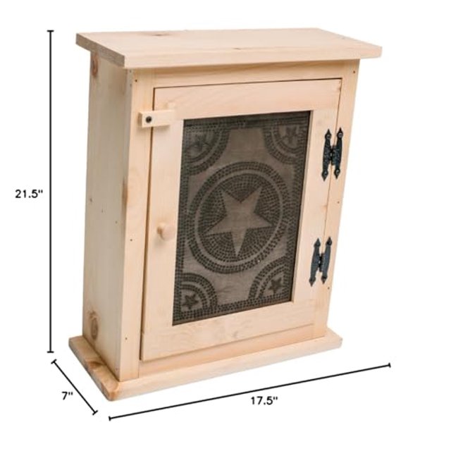 Country Barn Gifts Amish Made Unfinished Pine Spice with Two