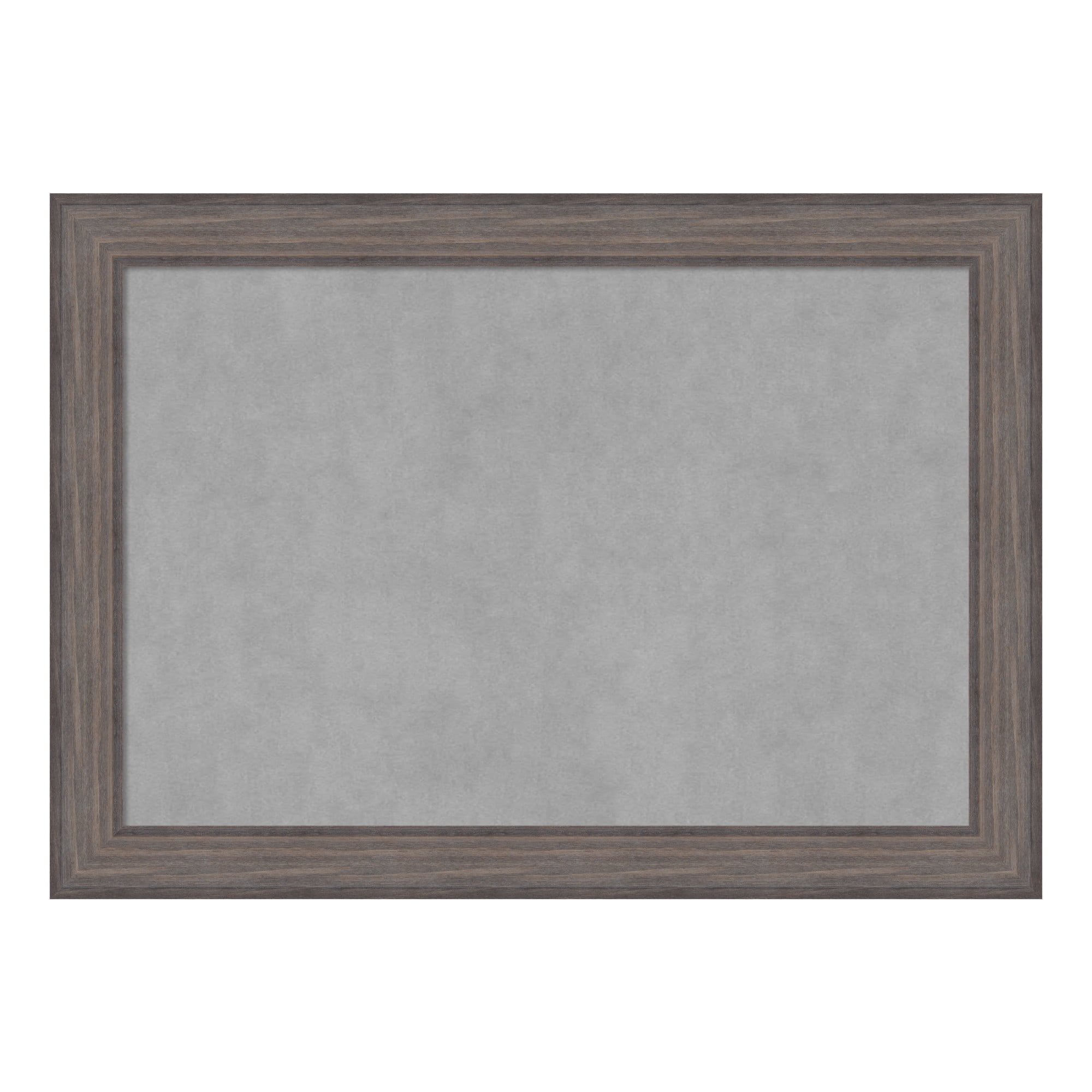 Barnwood Framed Magnetic Board with Steel Surface, 36" x 24"