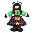 thumbnail image 1 of Country Bear Christmas Tree Ornament Decoration - Handmade, 1 of 2